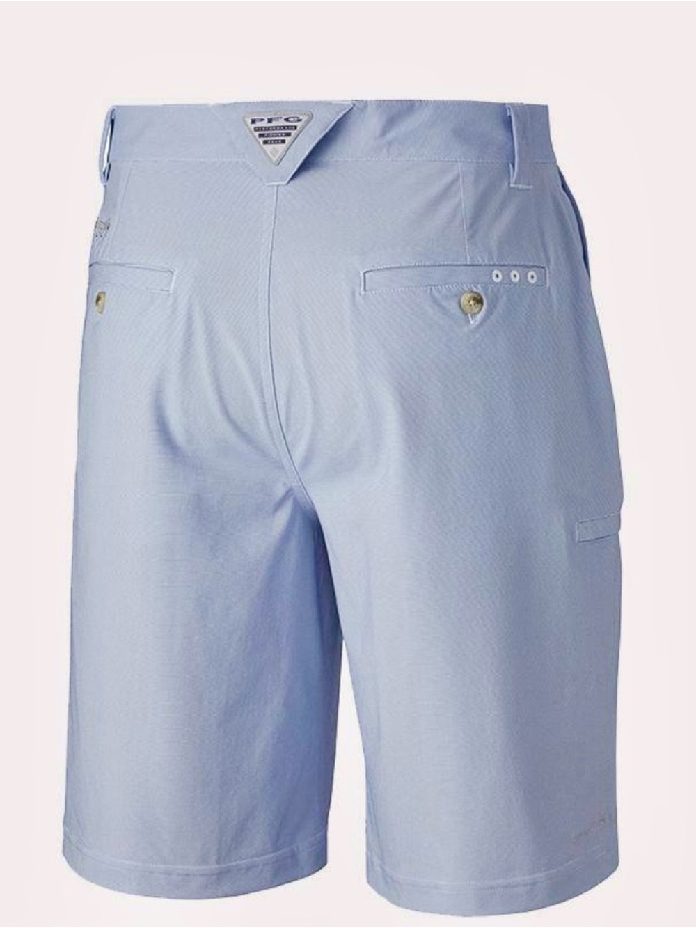 Men's Columbia PFG Blue White Performance Hybrid Shorts 32